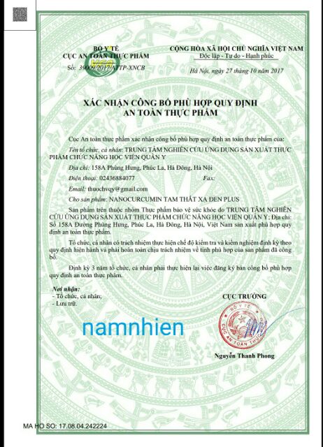 [Date mới] Tam thất xạ đen của Học viện Quân Y, hàng chính hãng đảm bảo