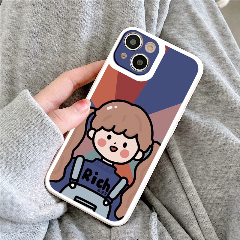 Ốp Iphone hot trend cô gái tóc nâu rich ốp lưng ip 13promax 11 promax 12 pro max 6 6plus 7 plus 8 x xr xsmax