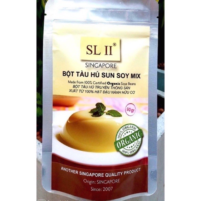 Bột tàu hũ nón Sun Soy Mix Singapore 90gr