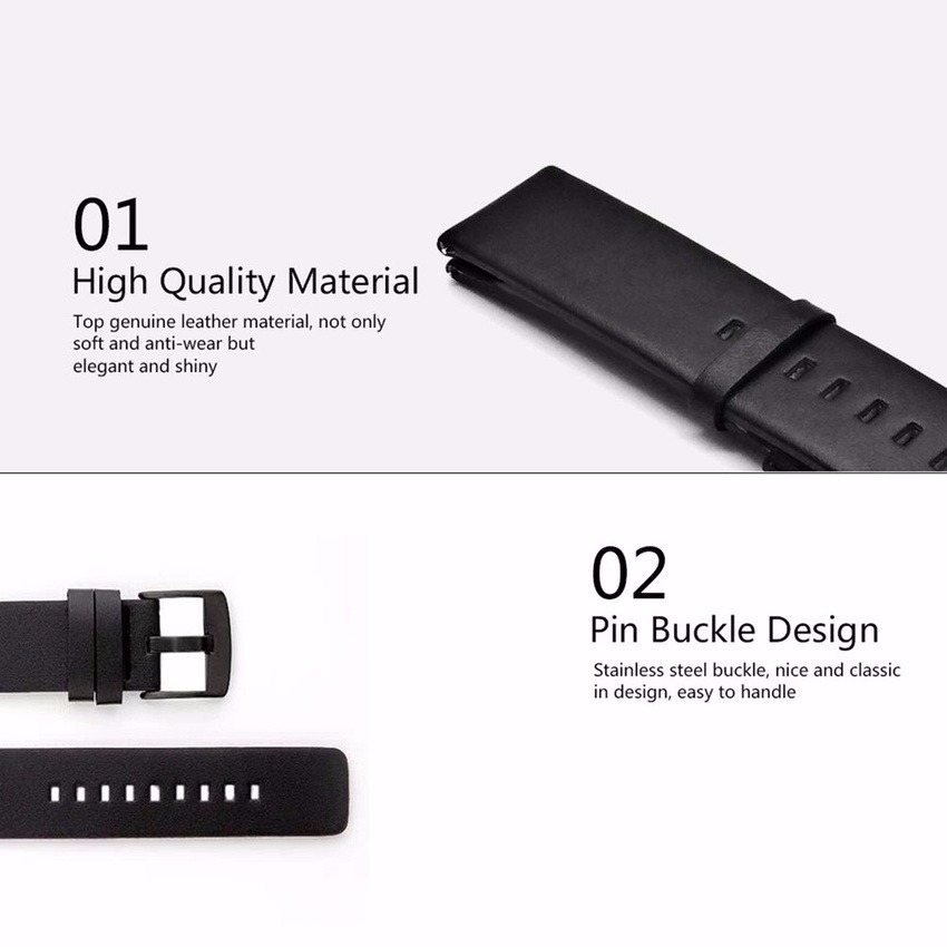 Genuine Leather Watch Strap For Apple Watch Series SE 6 5 4 3 2 1 Watchband For iwatch 38mm 40mm 42mm 44mm Bracelet Watch Band