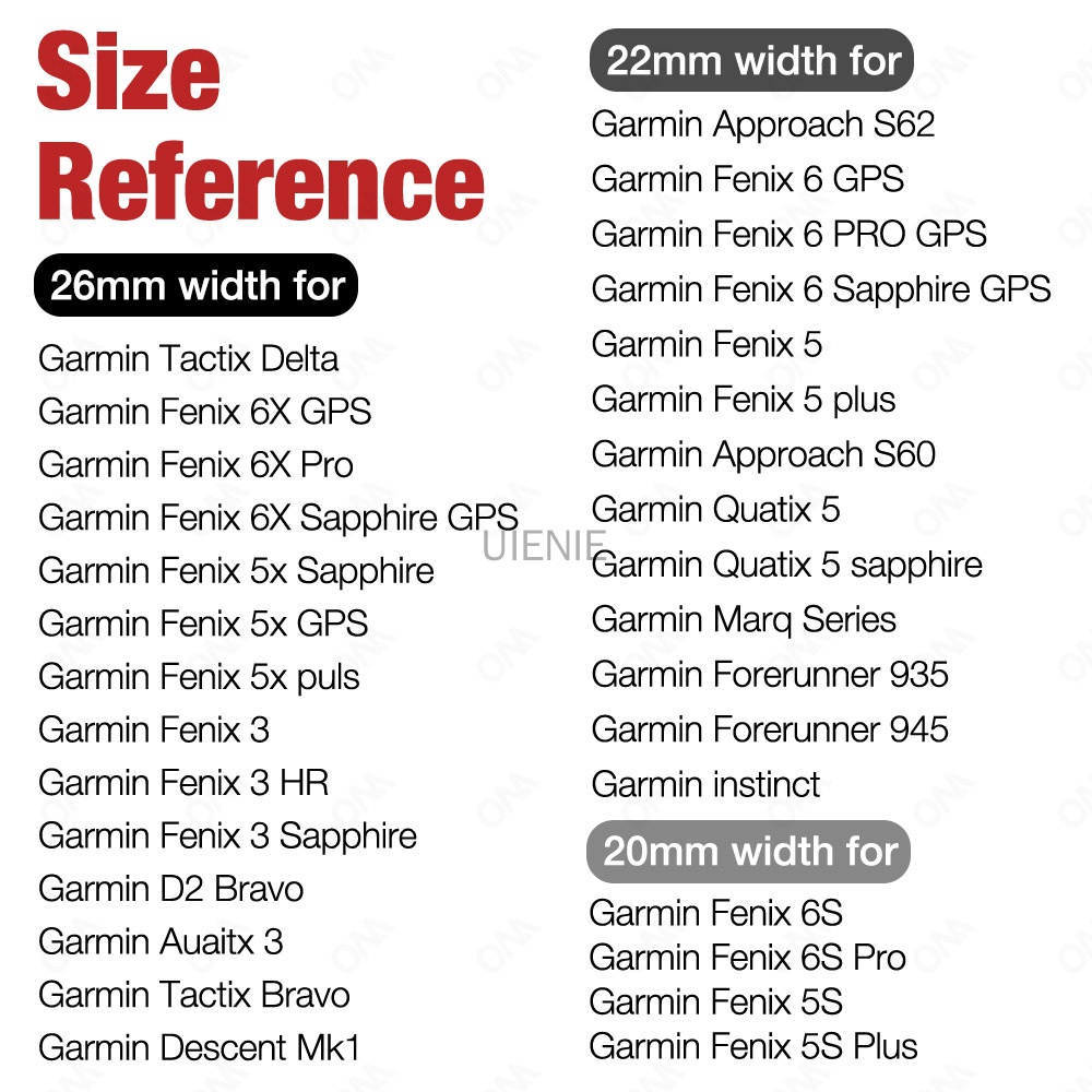 Dây Đeo Đồng Hồ Bằng Silicone 20Mm 22mm 26mm Cho Garmin Fenix 7 7S 7X 6 6S 6X 5 5S 5X Pro Plus