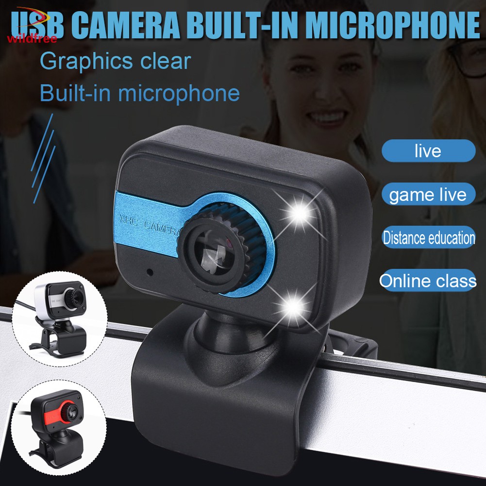 Webcam Usb Hd Có Kẹp Gắn Micro Cho Pc Laptop