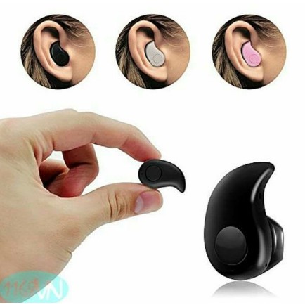 Tai Nghe Bluetooth Hình Hạt Đậu (Đen) Siêu nhỏ không dây