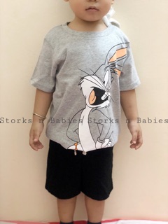 Áo phông pull HM bé trai xuất dư xịn