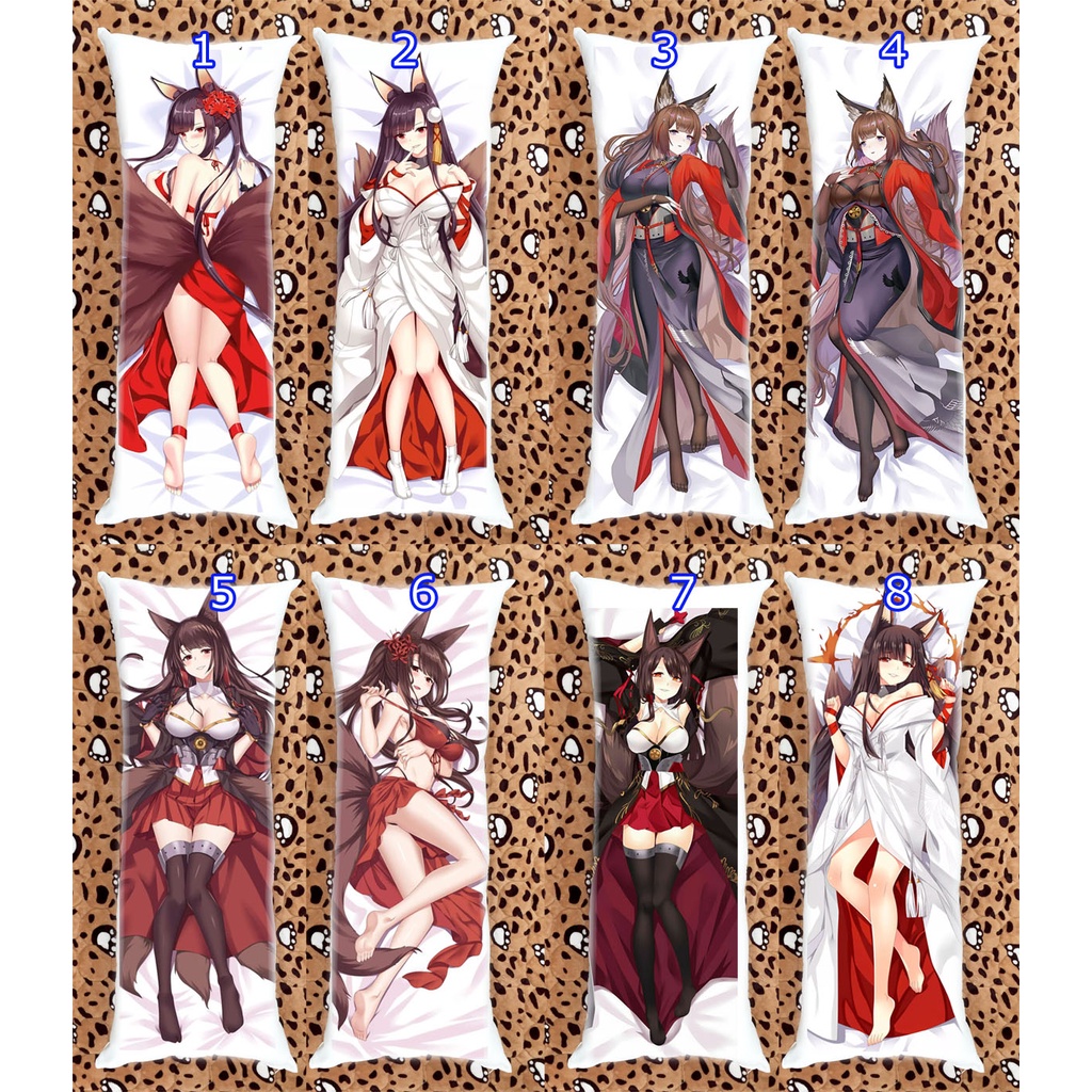 Gối ôm ngủ dài game Azur Lane akagi 1mx40cm