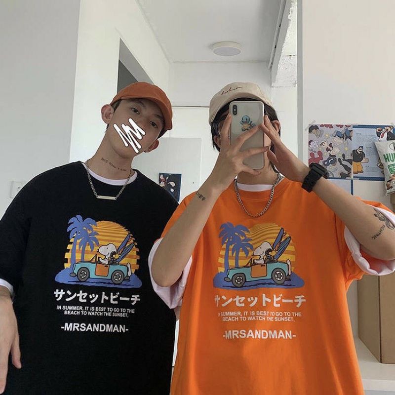 Áo thun tay lỡ Unisex MRSANDMAN