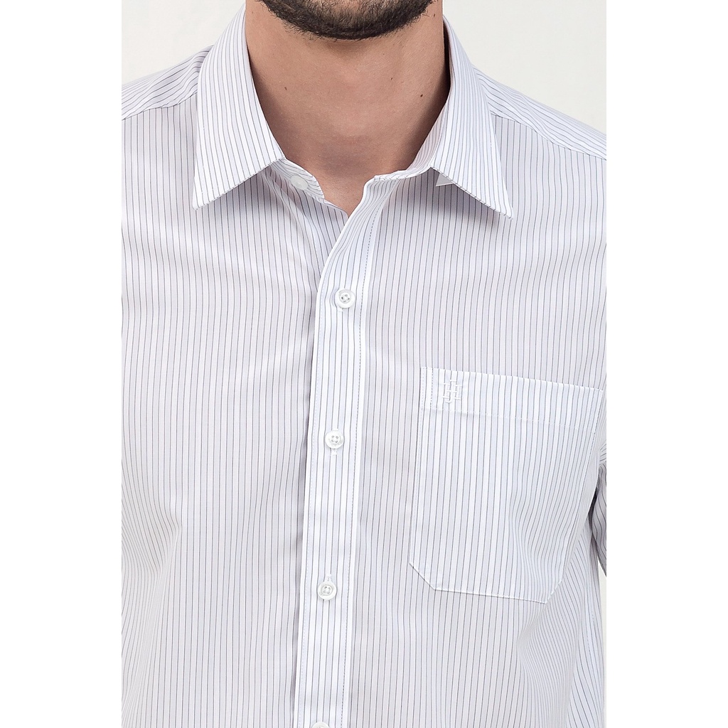 Áo sơ mi nam tay ngắn kẻ sọc dọc , thời thượng, lịch lãm, chỉn chu John Henry - WS21SS37T-SD