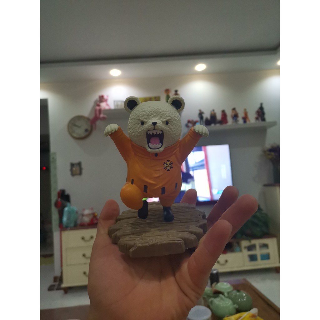 [Ảnh thật ]Mô hình gấu Bepo chibi - Hoa tiêu băng Law Heart - One piece