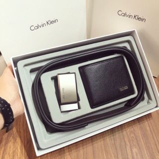 Bộ sản phẩm thắt lưng kèm ví nam