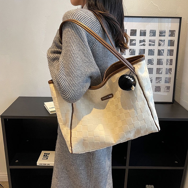 Túi Xách Đeo Vai Vải Bạt Ngăn Chứa Rộng Thời Trang Nữ