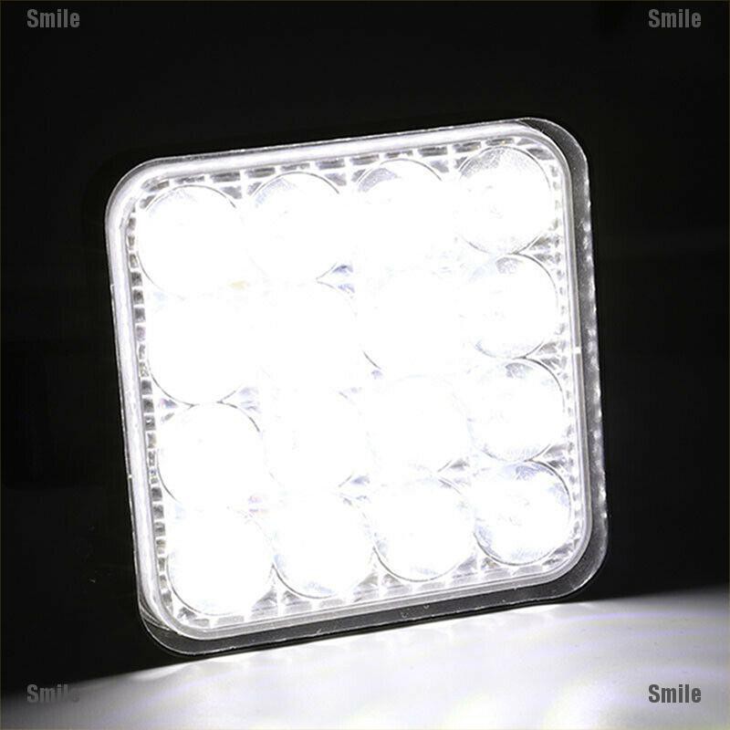 Đèn Led Phá Sương Mù 48w 16 Bóng Cho Xe Hơi 12V / 24V