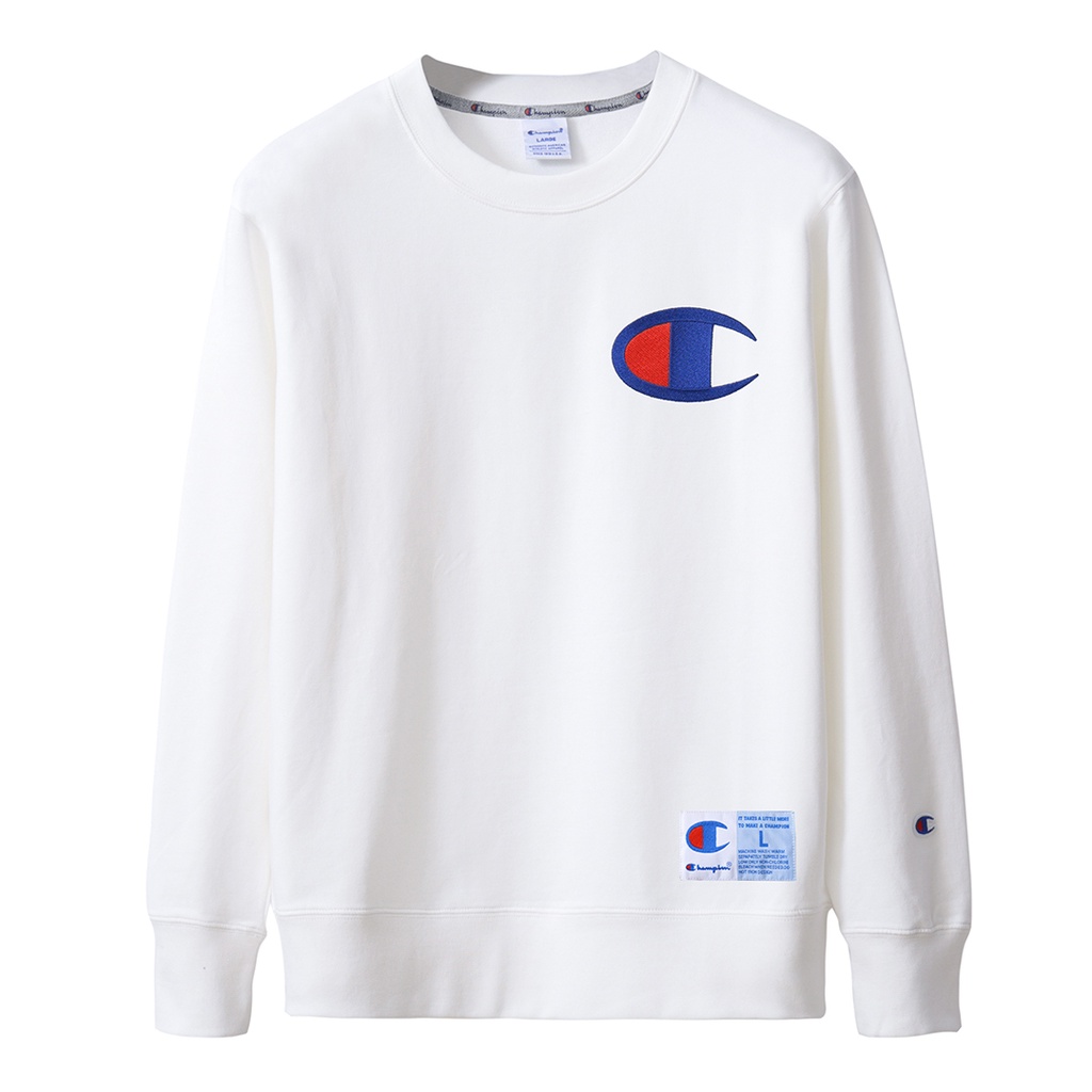Áo Sweater Cổ Tròn Dáng Rộng In Logo Champion Thời Trang Cho Nam Và Nữ
