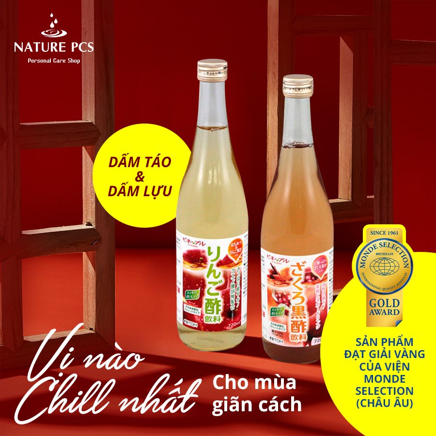 Nước Uống Naris Itoh Vinepple Dấm Táo Giảm Cân – Đẹp Da Nhật Bản 720ml