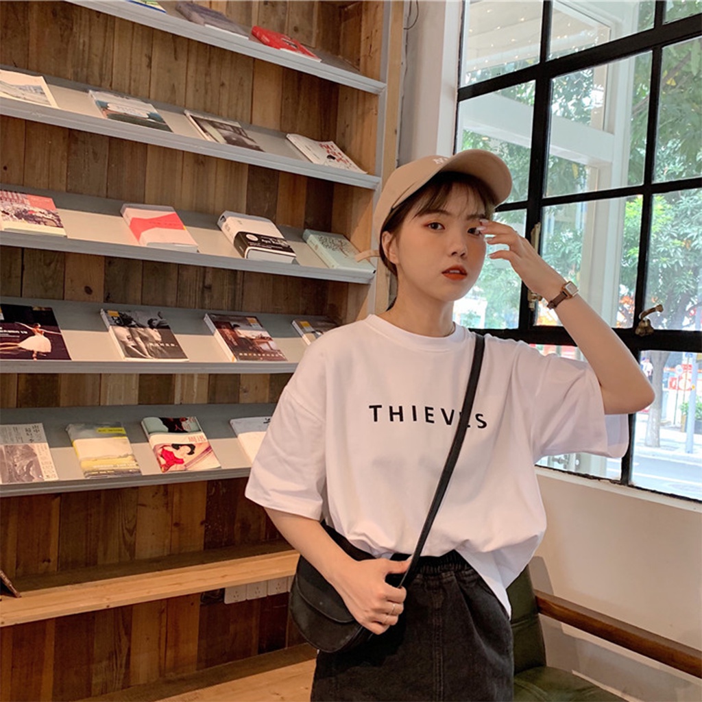 Áo thun nữ tay lỡ AMIHOUSE Premium Cotton form rộng