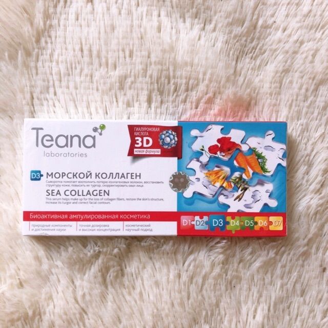 SERUM TEANA D3 SEA COLLAGEN Tái cấu trúc  giúp da căng mịn