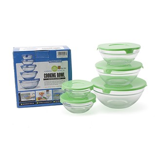 Bộ 5 tô thủy tinh Cooking Bowl