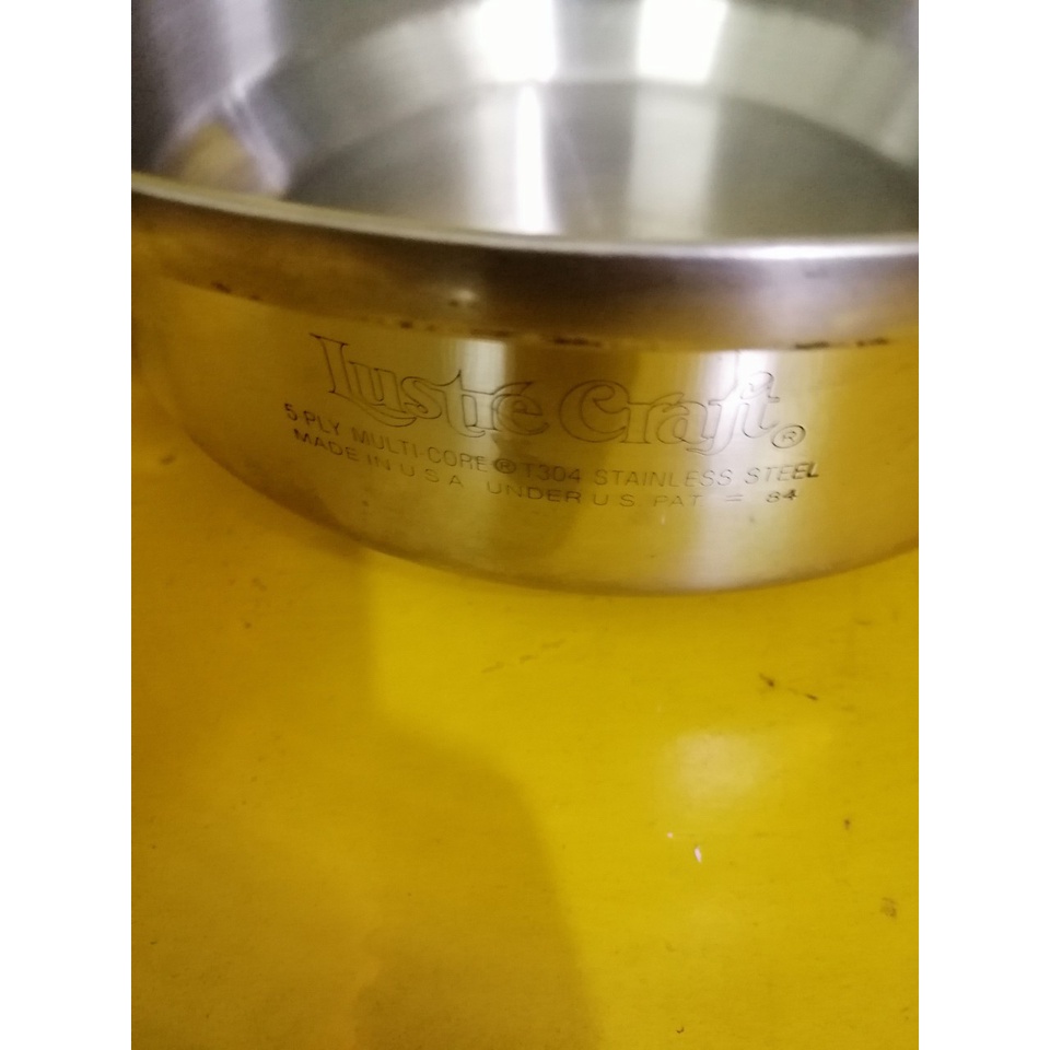 Quánh inox nội địa Nhật (Mỹ xuất Nhật), size 21cm, cao 8cm (375KT), Không dùng từ