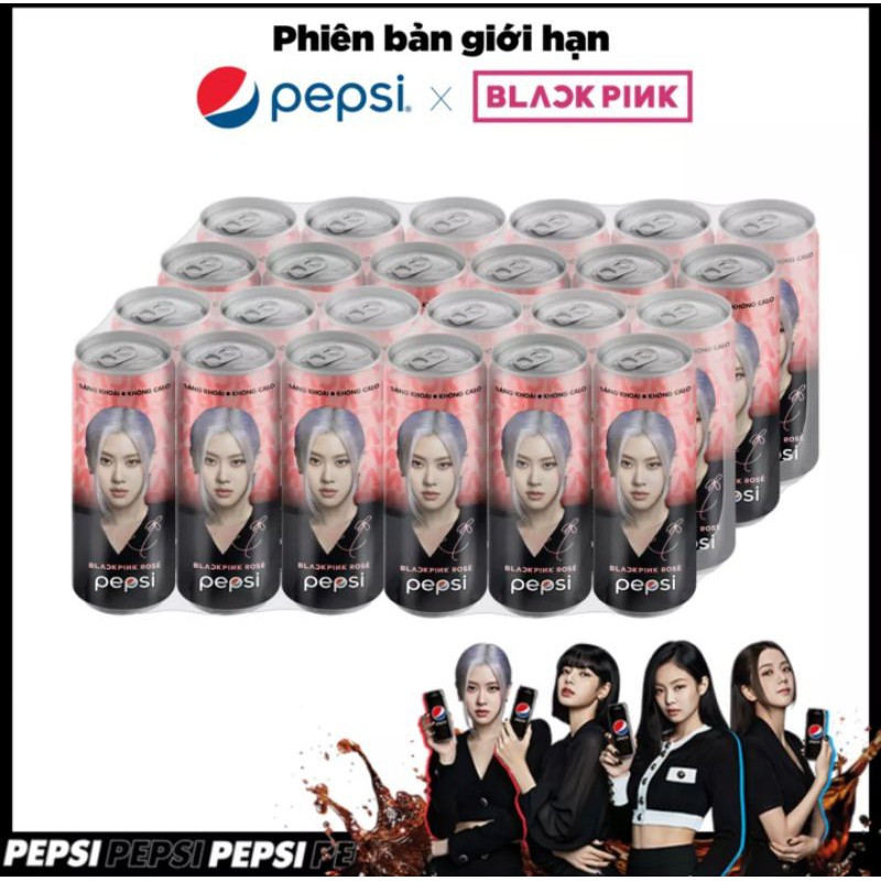 (Lon rỗng) Pepsi x BlackPink Limited Edition