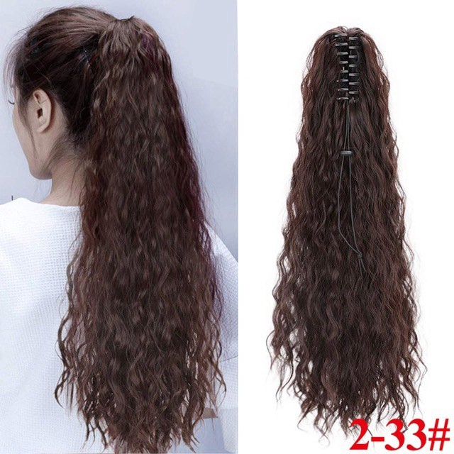 Tóc Giả Đuôi Ngựa Xoăn Dài Thời Trang Nữ