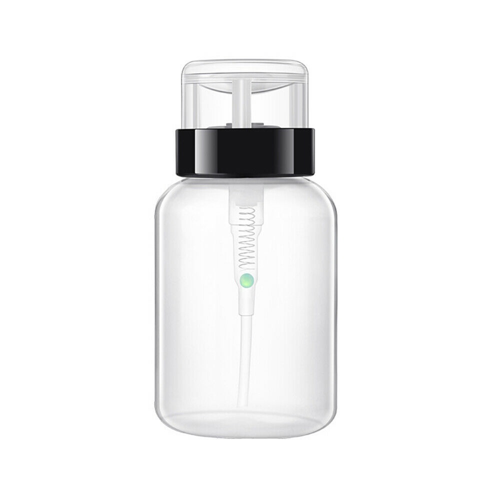 Lọ Rỗng 200ml Dạng Ấn Đựng Dung Dịch Tẩy Sơn Móng Tay / Chai Rỗng Đa Chức Năng