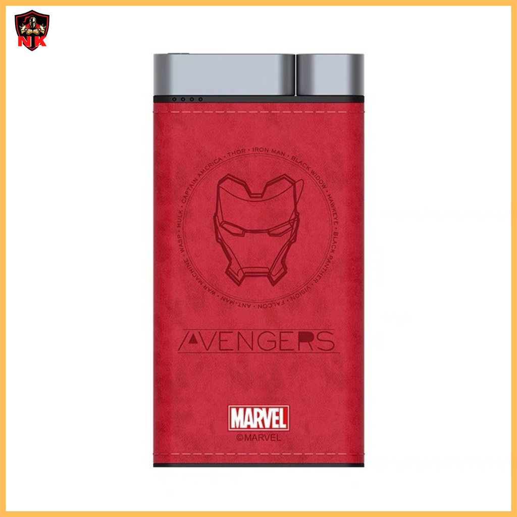 Sạc dự phòng 10000mAh Iron Man MARVEL , pin dự phòng sạc siêu nhanh
