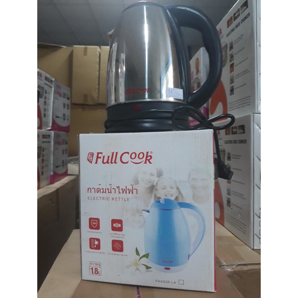 Bình đun nước siêu tốc 1.8L đun sôi từ 3-5 phút