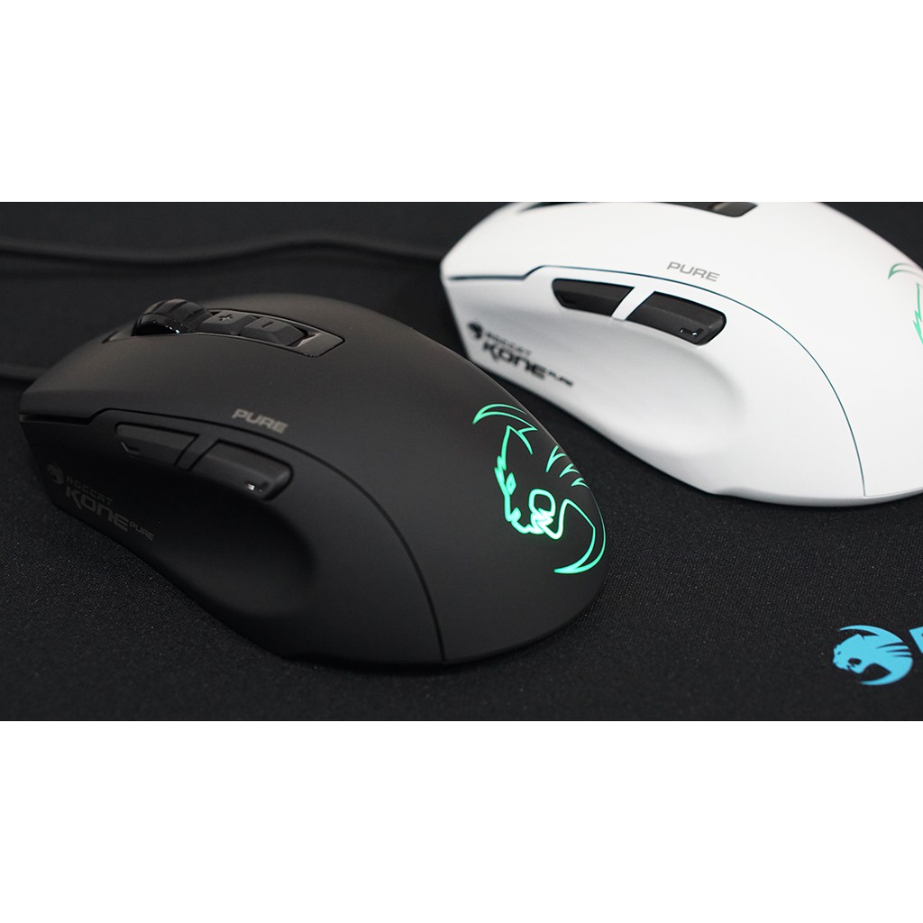 Chuột Gaming Roccat Kone Pure SEL Trắng Đen (Roccat Kone Pure SEL Gaming Mouse)