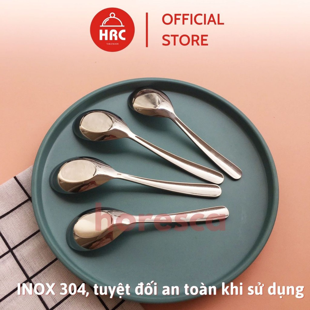 Thìa inox 304, muỗng ăn cơm inox cao cấp V52 V53