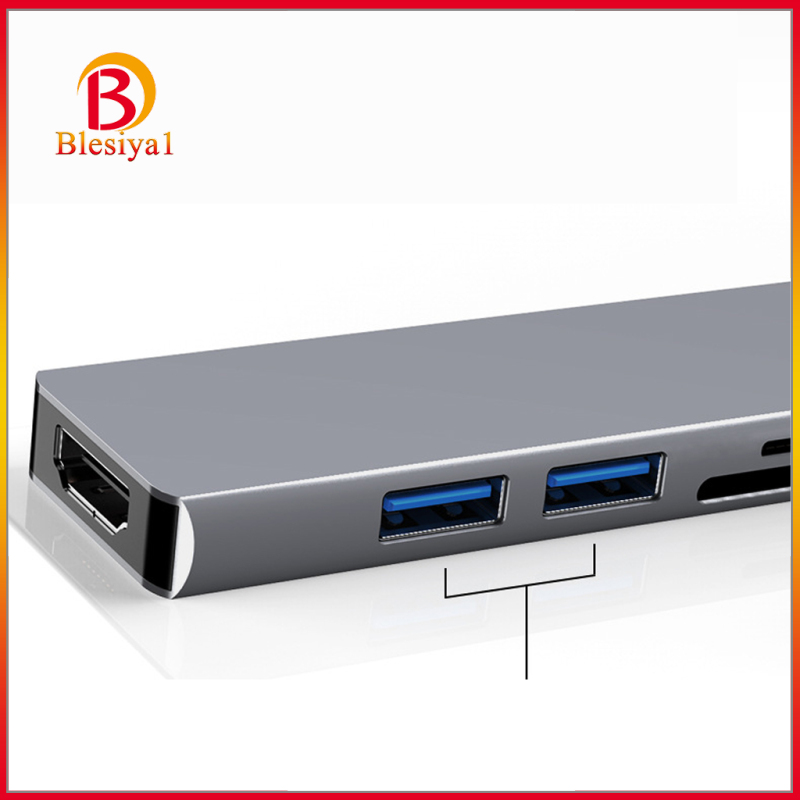 (Hàng Mới Về) Usb Đa Năng 4k Usb-C Type C Sang Hdmi 2x Usb 3.0 Tf Sd Hub Cho Laptop