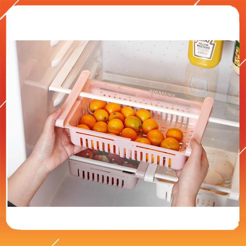 Kệ để đồ ❤️FREESHIP❤️ kệ đựng đồ gài trong tủ lạnh tiết kiệm không gian nhựa ABS.