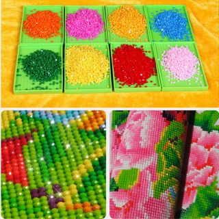 Tranh đính đá ! Vợ chồng hạnh phúc (50×92)