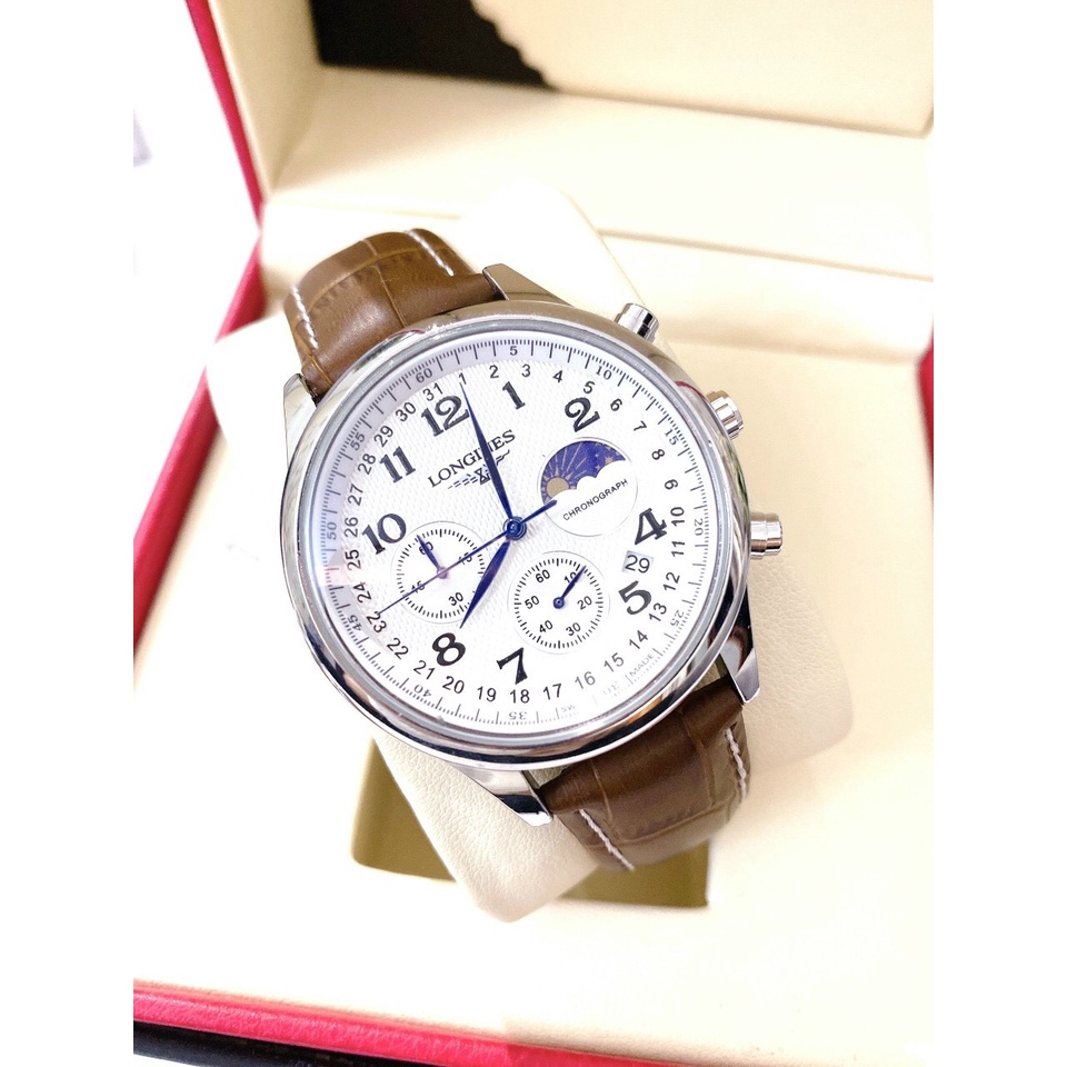 Đồng Hồ Nam Longines Dây Da Bảo Hành 24 Tháng