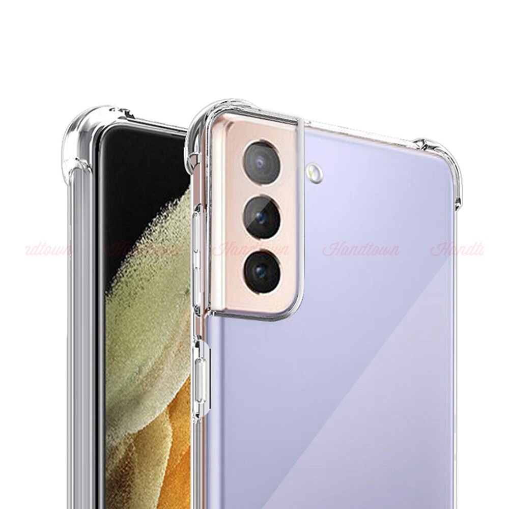 Ốp Lưng Samsung Galaxy S22 / S22+ / S22 Ultra 5G TPU Silicon Dẻo Trong Suốt Chống Sốc Bảo Vệ Máy Cao Cấp Handtown