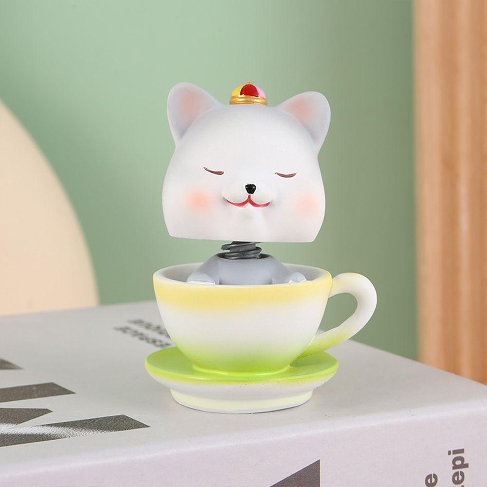 Tượng Hình Hươu / Mèo / Heo Để Bàn Trang Trí Xe Hơi