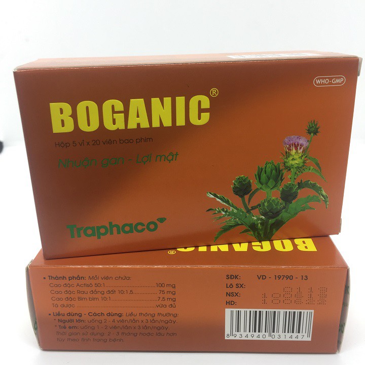 BOGANIC HỘP 100 VIÊN BAO PHIM