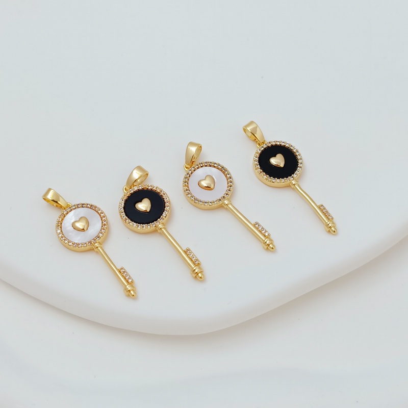 Bộ 14k Nhãn Dán Trang Trí Mặt Dây Chuyền/ Vòng Tay/ Dây Chuyền Hình Cá Chép Đính Đá Zircon Màu Vàng Bảo Quản Mặt Dây Chuyền Thủ Công