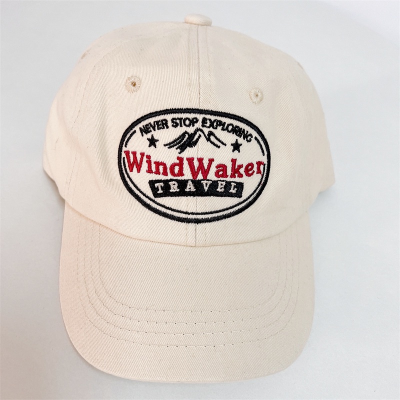 Mũ Lưỡi Trai Thêu Chữ Nhiều Màu Sắc Xinh Xắn Phong Cách Hàn Quốc Cho Bé