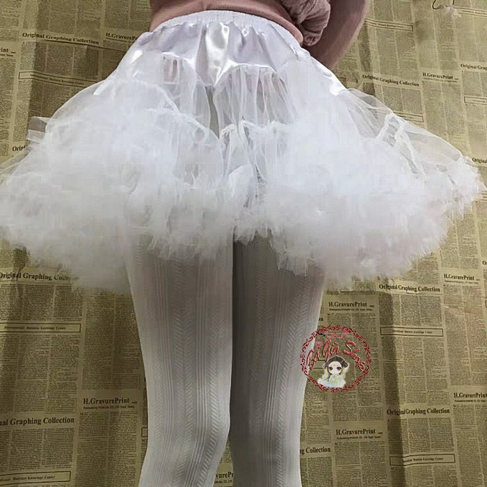 Tùng phồng chân váy voan mềm tùng phồng loli chân váy loli