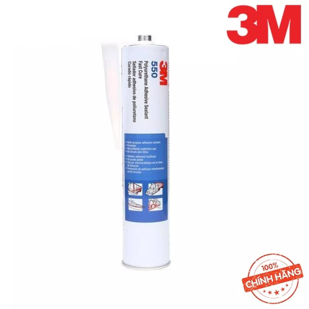 [TIỆN LỢI] Keo Chống Thấm Sealant 3M PU550 400ML giúp kết dính và liên kết với nhiều loại chất nền khác nhau trong cùng