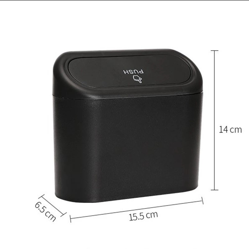 Thùng Rác Mini Có Nắp Đậy Tiện Lợi Cho Xe Hơi