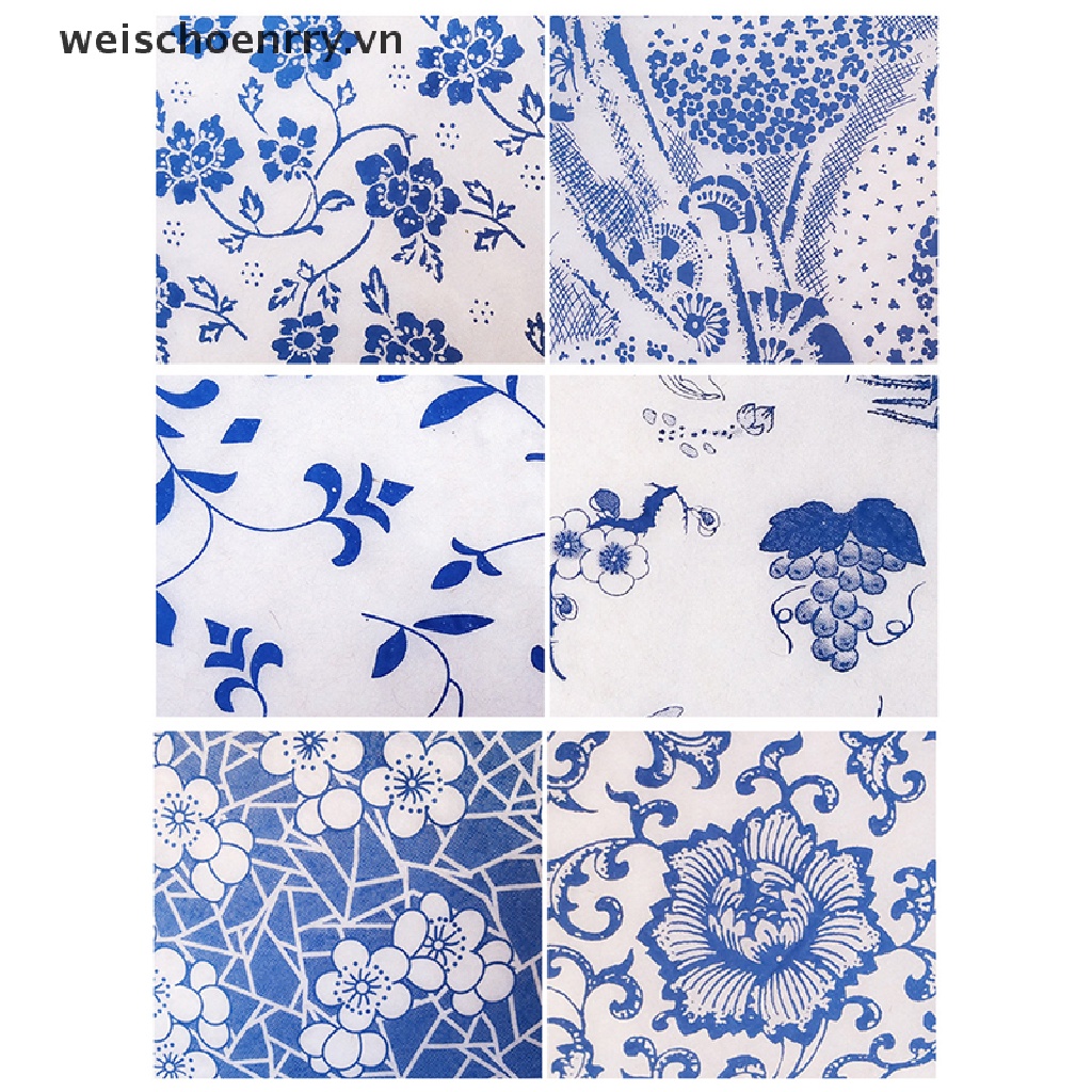 【WW】 Ceramic Clay Transfer Paper Underglaze Decal Paper Jingdezhen Blue and White .