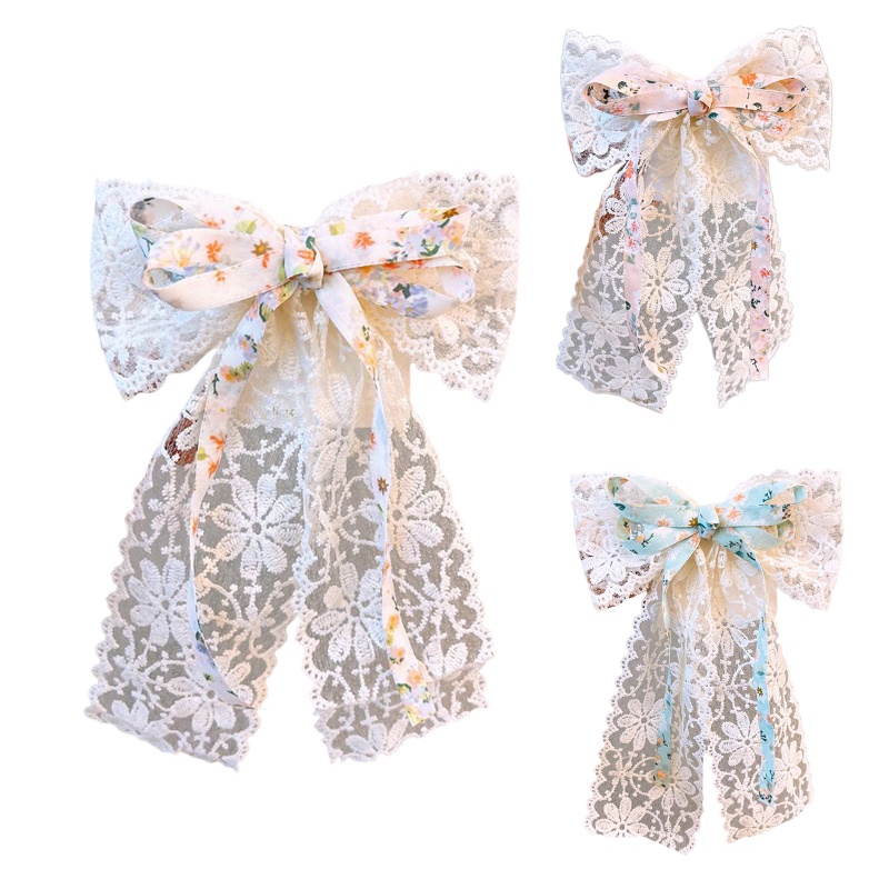 Kẹp Tóc Chống Trượt Nhiều Màu Sắc Phong Cách Lolita Dành Cho Cô Dâu