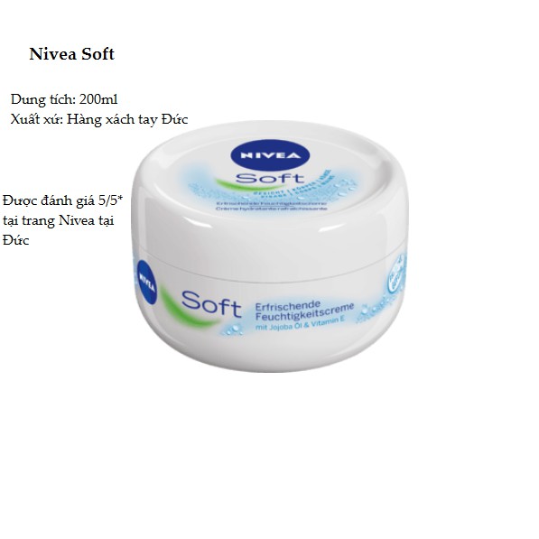 Kem dưỡng da Nivea Soft