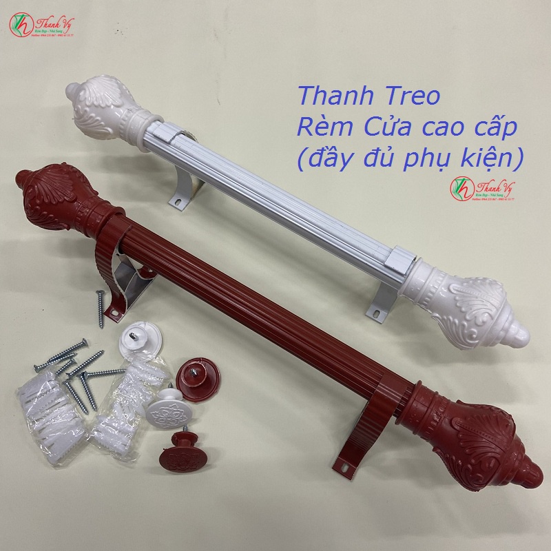 THANH TREO RÈM CỬA -  - Bộ từ 1m - 3m.