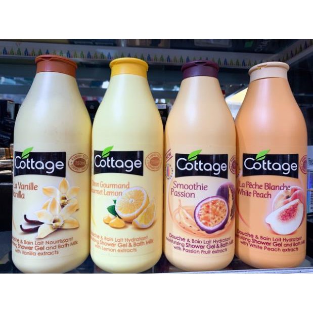 Sữa tắm, Sữa tắm Pháp, hàng chính hãng Cottage, hương thơm tự nhiên, làm ẩm da, làm mềm da, 13 mùi hương, lọ 750ml | BigBuy360 - bigbuy360.vn