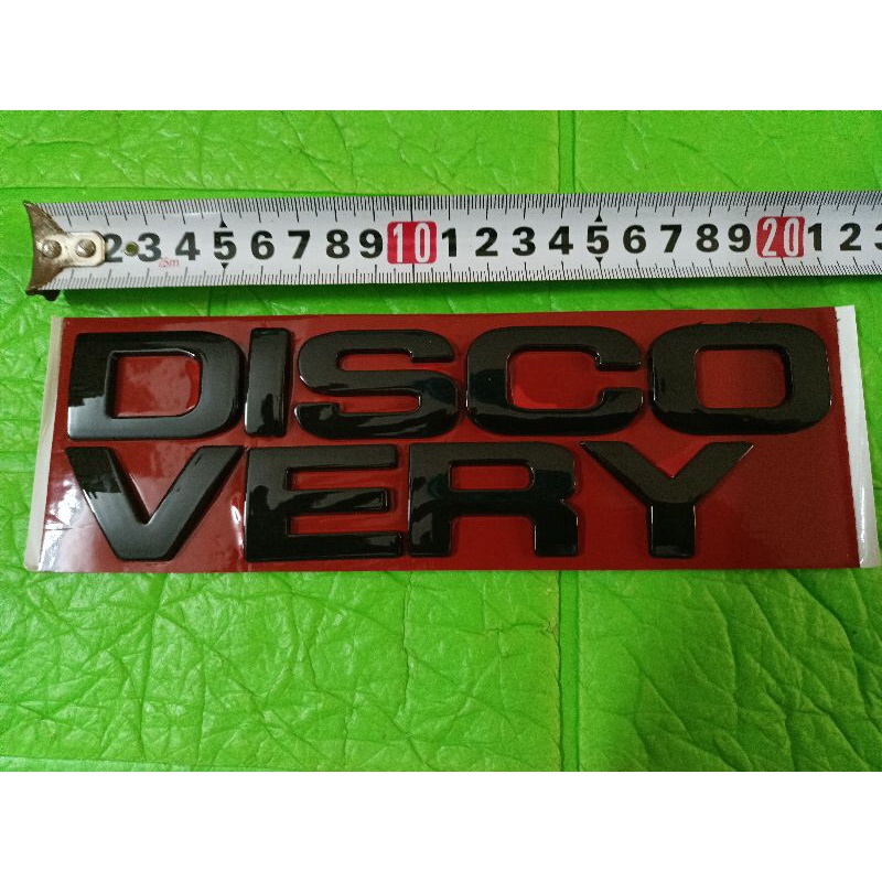 Bộ tem nổi cứng Discovery dán xe hơi đen bóng