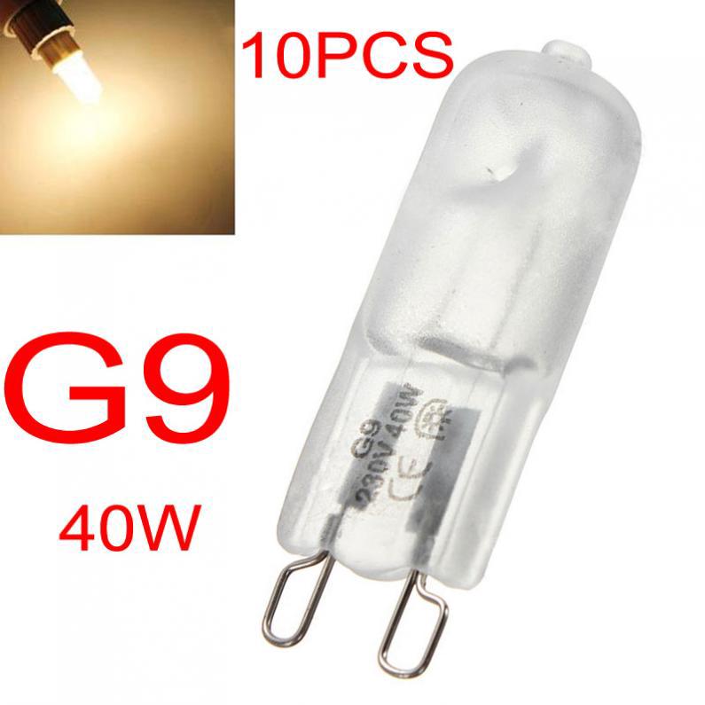 10 bóng đèn halogen 230v-240v 40W G9