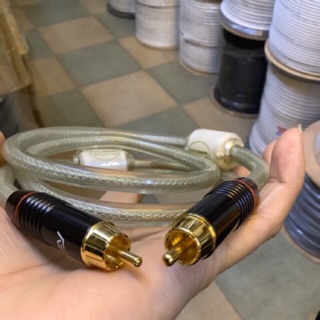 DÂY Coaxial 75 0hm dây mạ bạc 90 cm