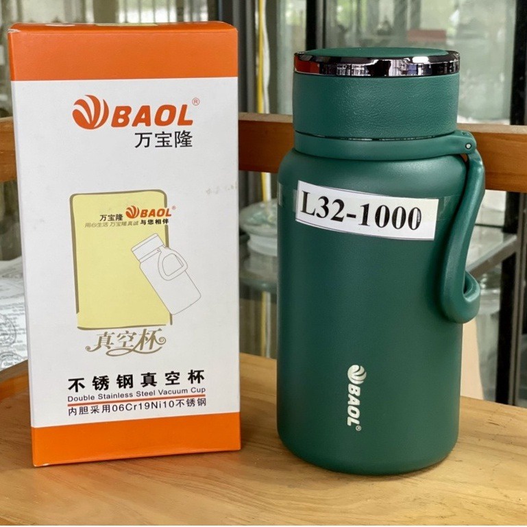 Bình giữ nhiệt L32 cao cấp dung tích 1000ml - 1200ml - 1500ml đủ màu
