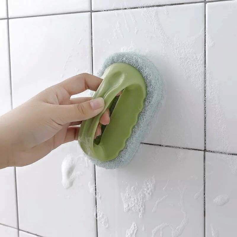 Bàn chải cọ rửa đa năng có tay cầm, cọ nhà vệ sinh, nhà tắm nhà bếp xôong nồi